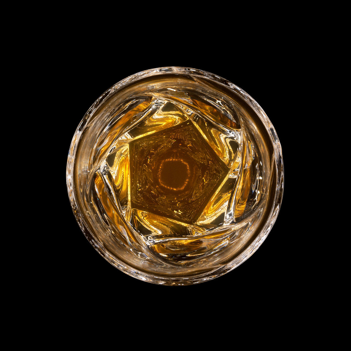 James Bentley Crystal VRIDE 2 Whiskey Glasses Setfree Ice Mold